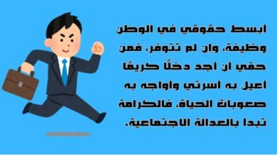 أبسط حقوقي في الوطن وظيفة