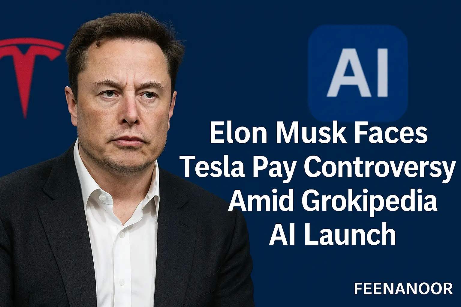 Elon Musk Faces Tesla Pay Controversy Amid Grokipedia AI Launch