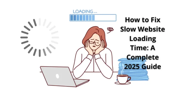 How to Fix Slow Website Loading Time: A Complete 2025 Guide