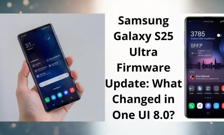 Samsung Galaxy S25 Ultra Firmware Update: What Changed in One UI 8.0? 1 Samsung Galaxy S25 Ultra Firmware Update: What Changed in One UI 8.0?