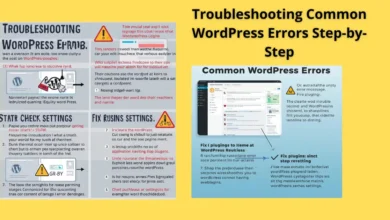 Troubleshooting Common WordPress Errors Step-by-Step 4 Troubleshooting Common WordPress Errors Step-by-Step