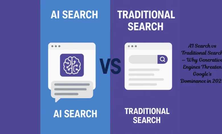 AI Search vs Traditional Search — Why Generative Engines Threaten Google’s Dominance in 2025