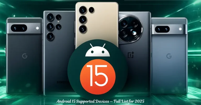 Android 15 Supported Devices — Full List for 2025