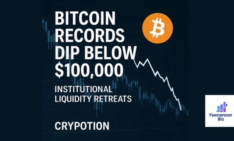 Bitcoin Records Dip Below $100,000 as Institutional Liquidity Retreats 1 Bitcoin Records Dip Below $100,000 as Institutional Liquidity Retreats