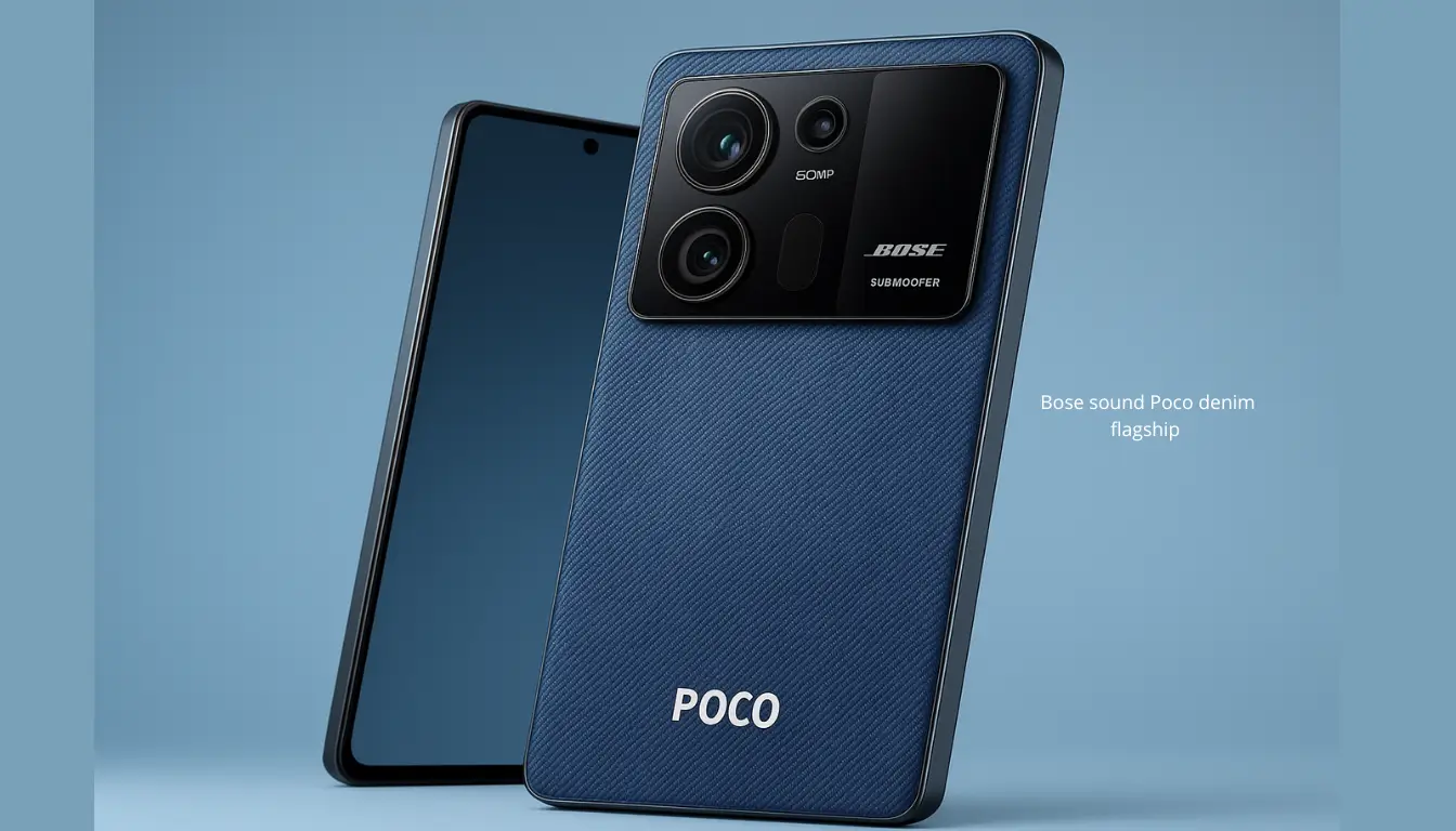 Bose sound meets denim design in Poco’s newest top-tier smartphone