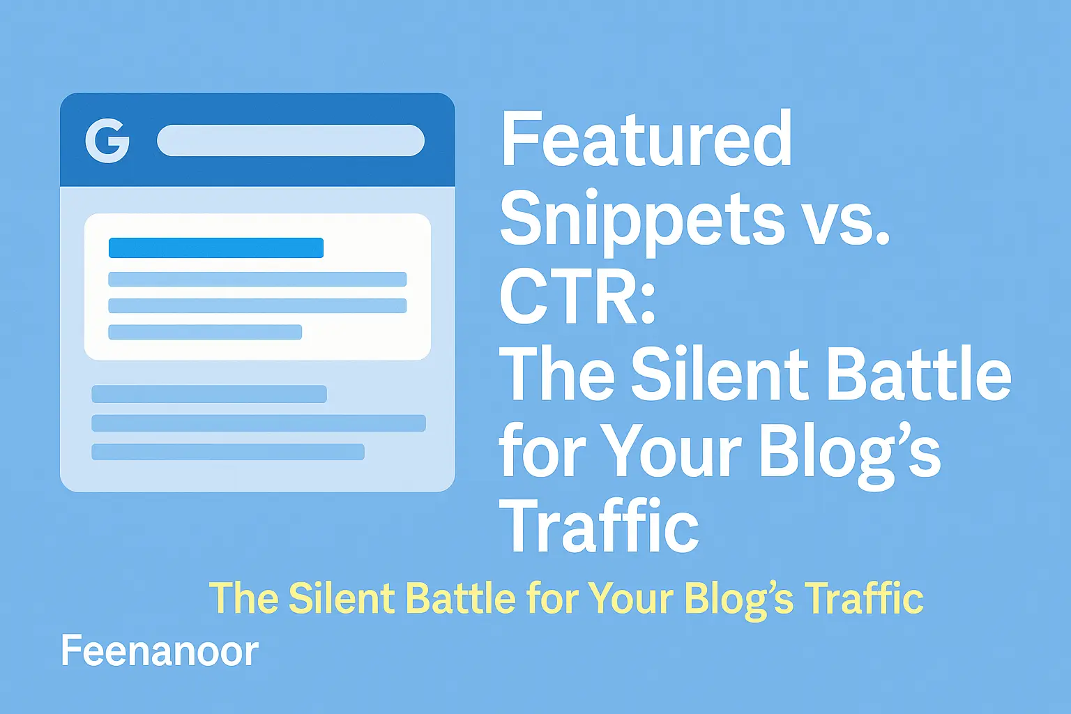 Featured Snippets vs. CTR: The Silent Battle for Your Blog’s Traffic
