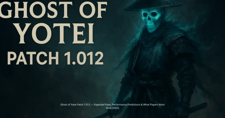 Ghost of Yotei Patch 1.012 — Expected Fixes, Performance Predictions & What Players Want Next (2025)