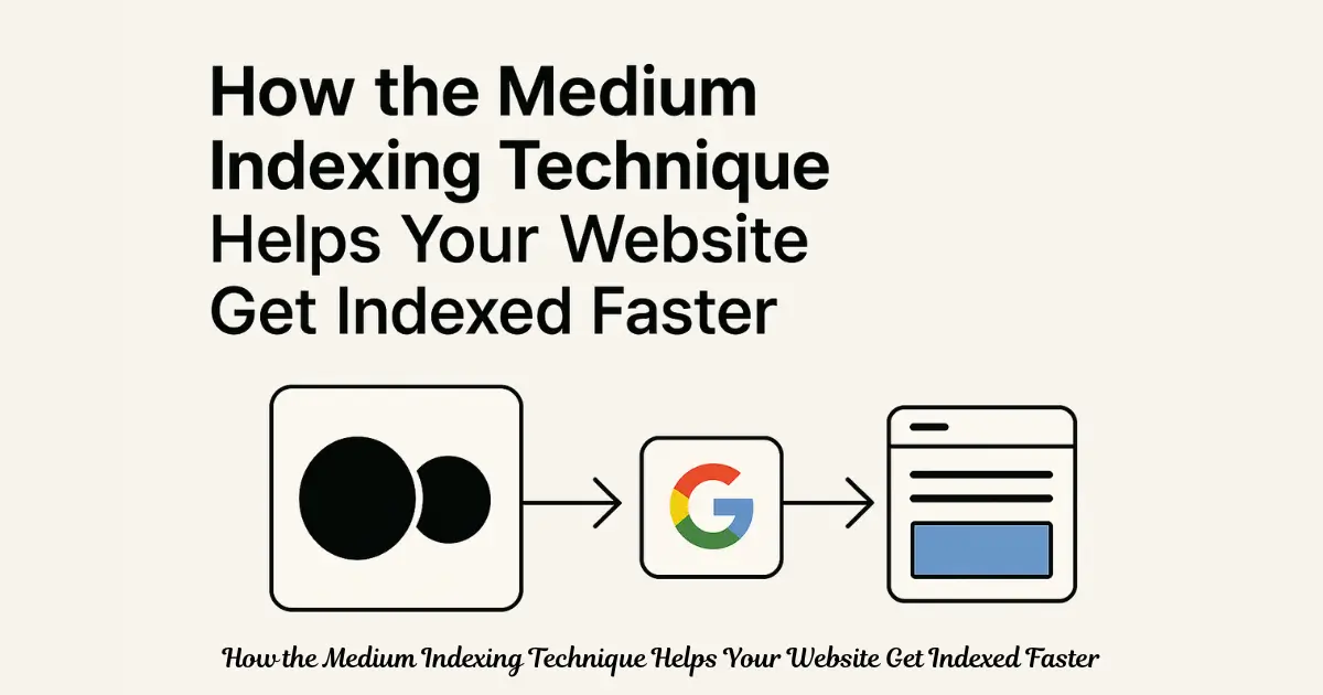 How the Medium Indexing Technique Helps Your Website Get Indexed Faster