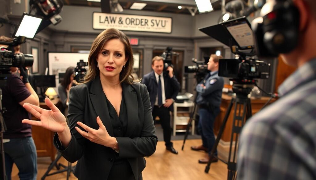 Mariska Hargitay directing Law & Order: SVU