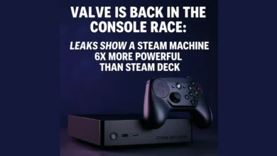 Steam Machine Gaming Console Leak: Valve’s New Powerhouse May Outclass Sony and Nintendo in 2025