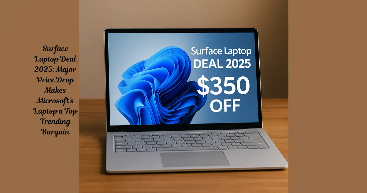 Surface Laptop Deal 2025: Major Price Drop Makes Microsoft’s Laptop a Top Trending Bargain