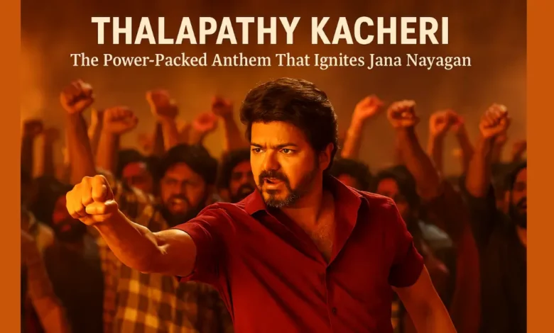 Thalapathy Kacheri: The Power-Packed Anthem That Ignites Jana Nayagan 1 Thalapathy Kacheri: The Power-Packed Anthem That Ignites Jana Nayagan