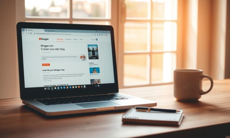 The steps to create a Blogger blog from scratch