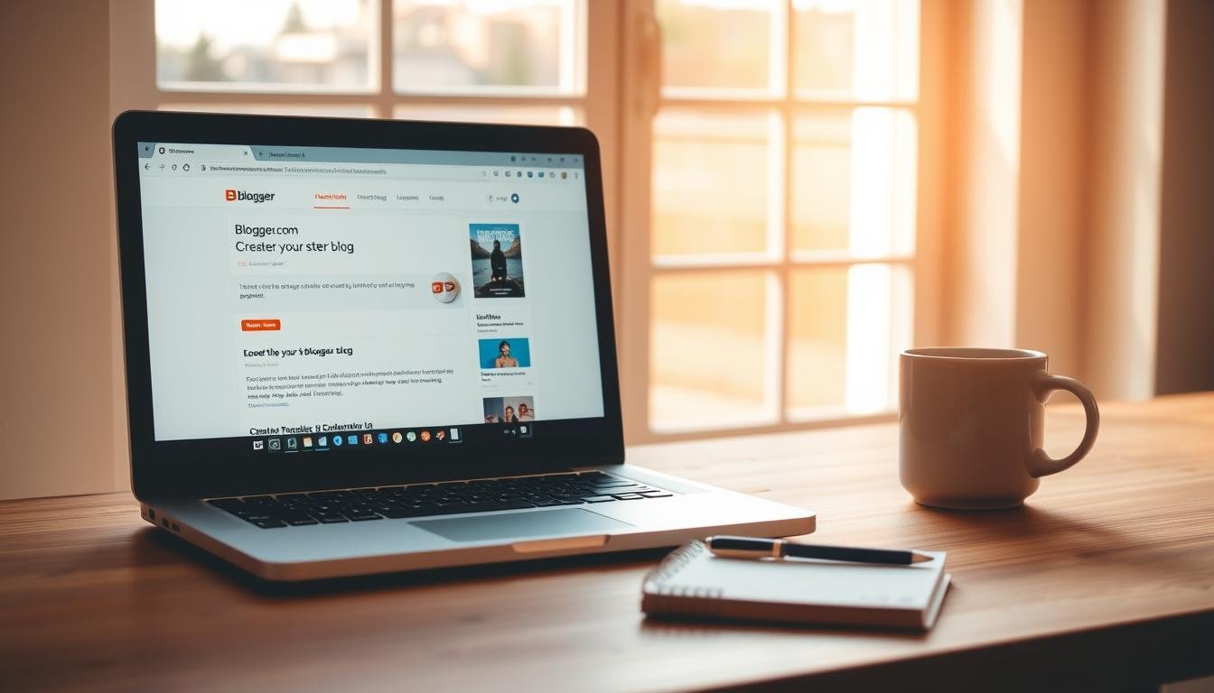 The steps to create a Blogger blog from scratch