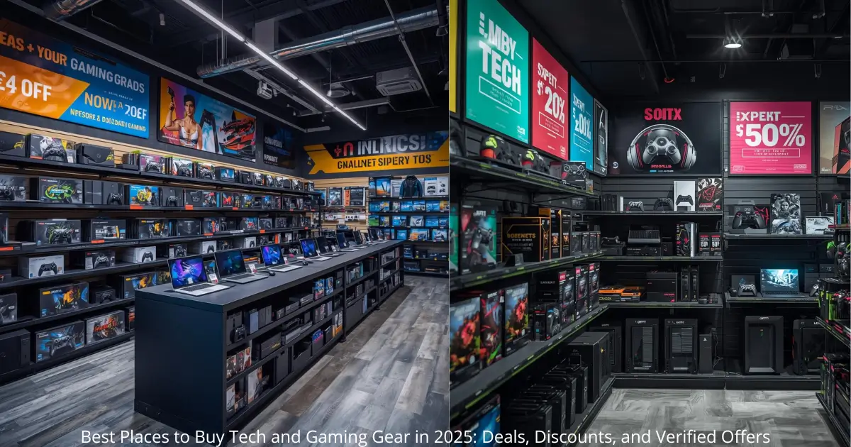 Best Places to Buy Tech and Gaming Gear in 2025: Deals, Discounts, and Verified Offers