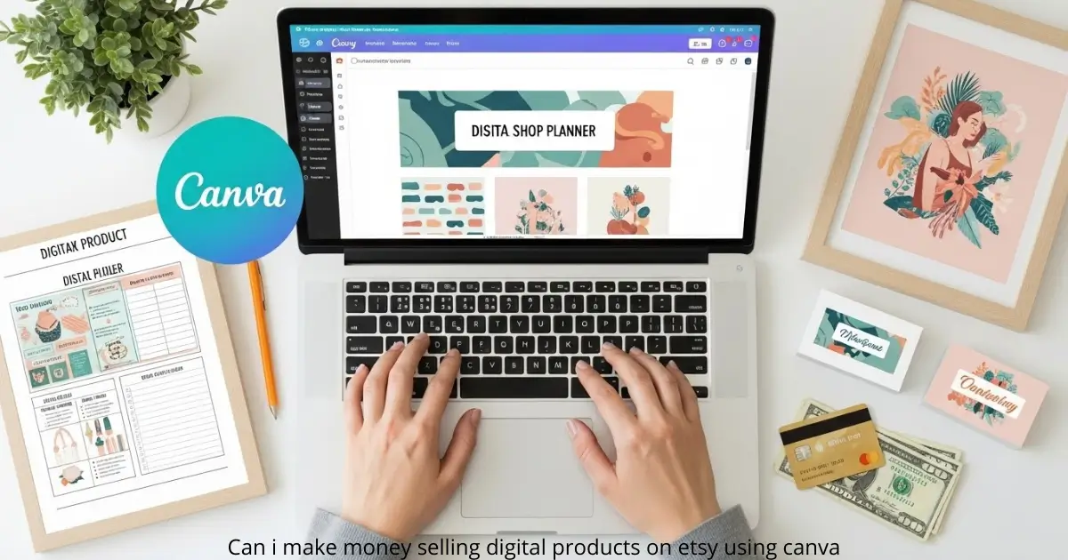 Can i make money selling digital products on etsy using canva