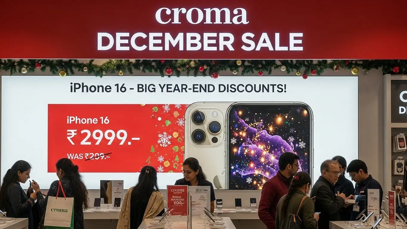 Croma December Sale Cuts iPhone 16 Price in India With Big Year-End Discounts