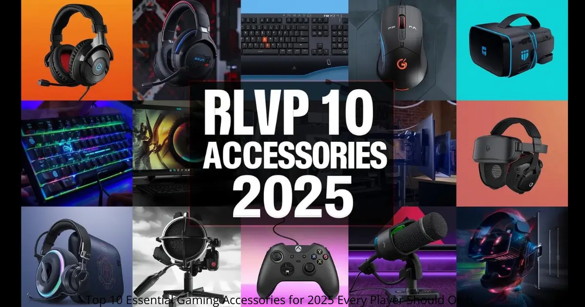 Top 10 Essential Gaming Accessories for 2025 Every Player Should Own
