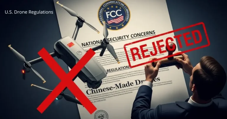 U.S. Drone Regulations Tighten: FCC Blocks New Chinese-Made Drones Over National Security Concerns