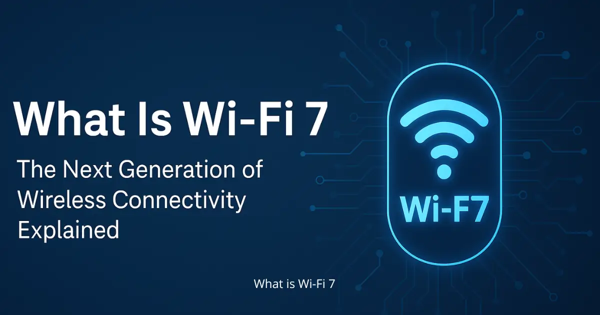 What Is Wi-Fi 7: The Next Generation of Wireless Connectivity Explained 1 What is Wi-Fi 7