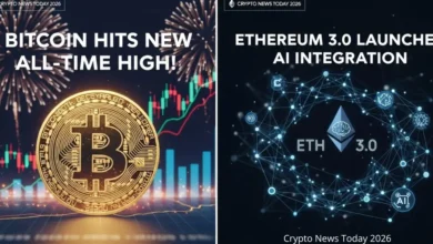 Crypto News Today 2026: Bitcoin Hits New All-Time High as Ethereum 3.0 Launches AI Integration
