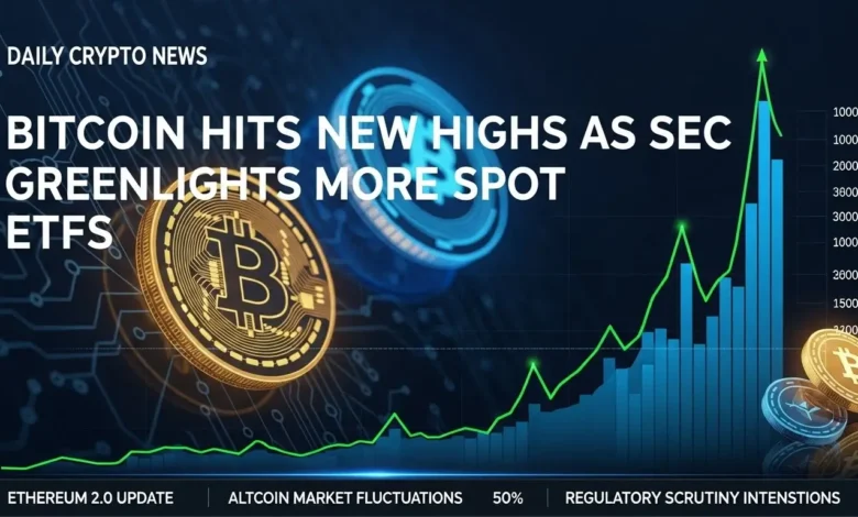 Daily Crypto News Summary: Bitcoin Hits New Highs as SEC Greenlights More Spot ETFs 1 Daily Crypto News