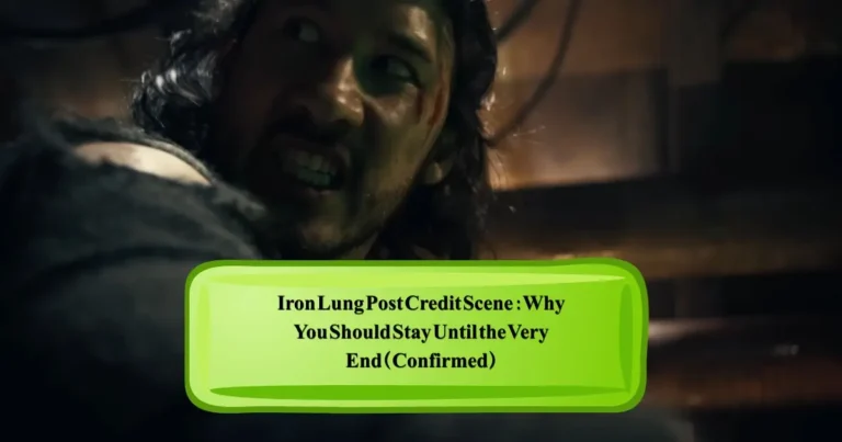 Iron Lung Post Credit Scene: Why You Should Stay Until the Very End (Confirmed)