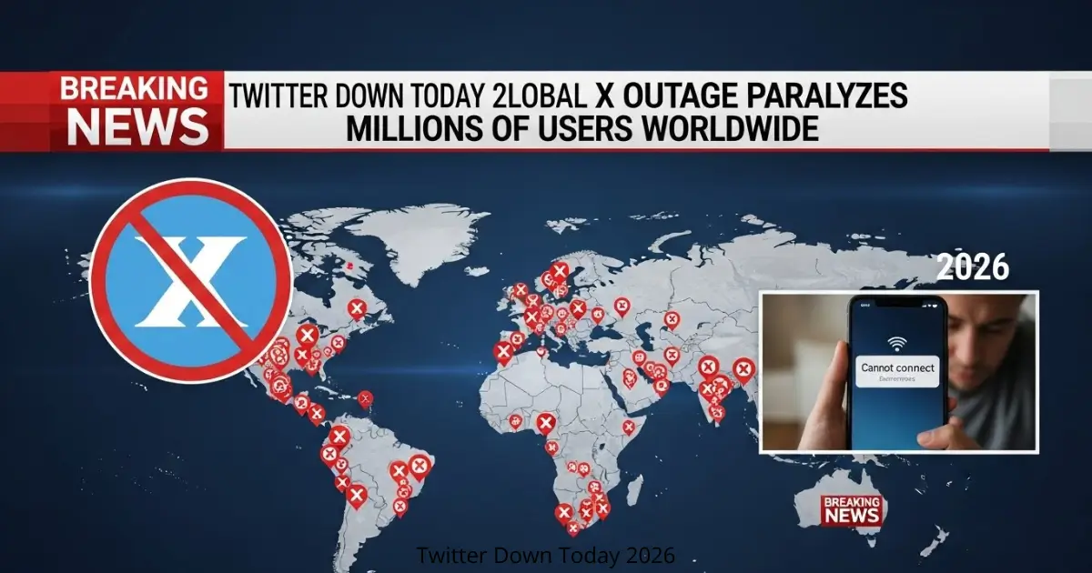 Twitter Down Today 2026: Global X Outage Paralyzes Millions of Users Worldwide