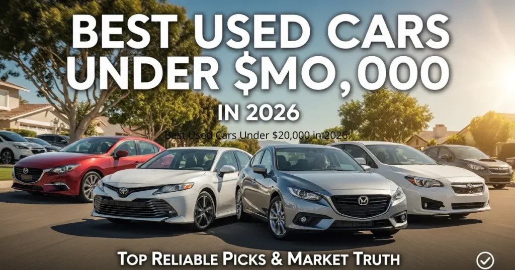 Best Used Cars Under $20,000 in 2026