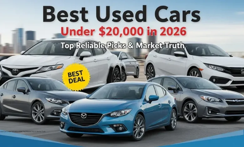  Best Used Cars Under $20,000 in 2026: Top Reliable Picks & Market Truth