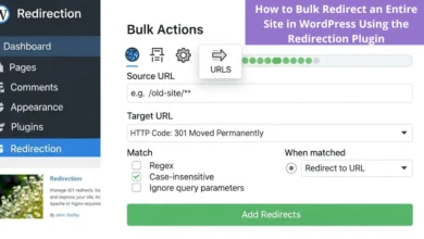 How to Bulk Redirect an Entire Site in WordPress Using the Redirection Plugin