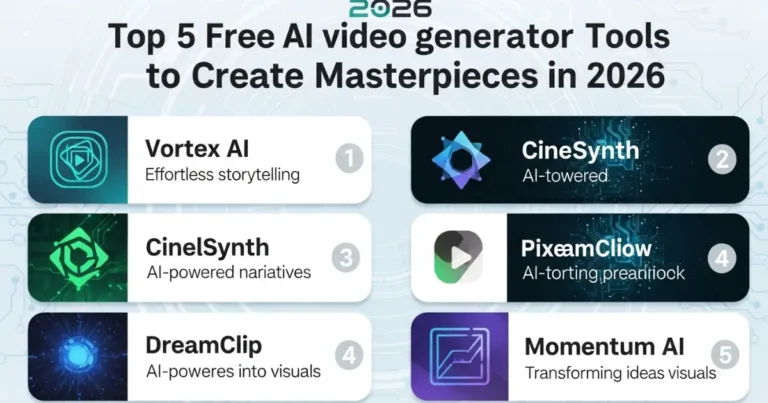 Top 5 Free AI Video Generator Tools to Create Masterpieces in 2026