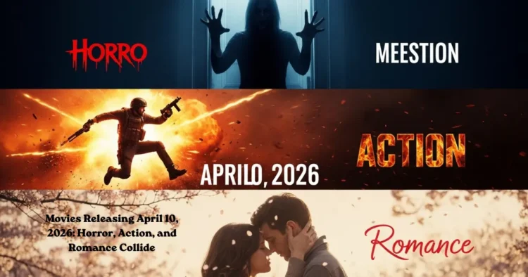 Movies Releasing April 10, 2026: Horror, Action, and Romance Collide